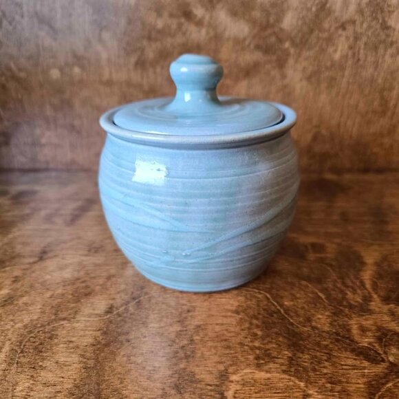 Handmade PNW Ceramic Honey Pot - Picture 3 of 7